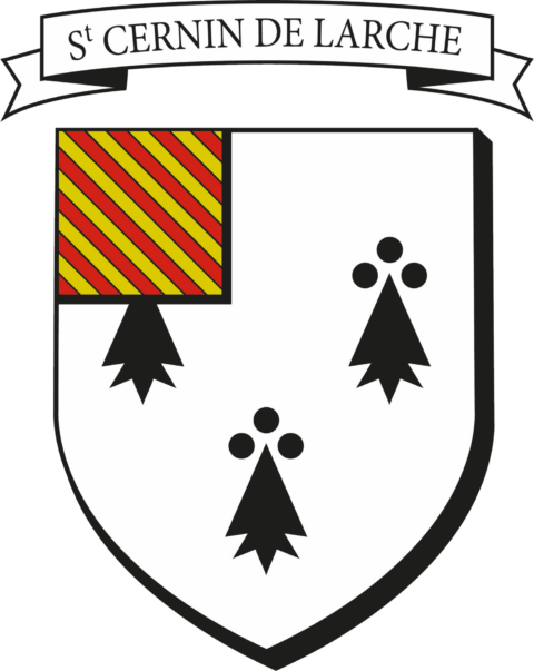 blason-saint-cernin-de-larche-Une